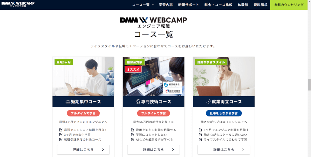 DMM WEBCAMP 料金